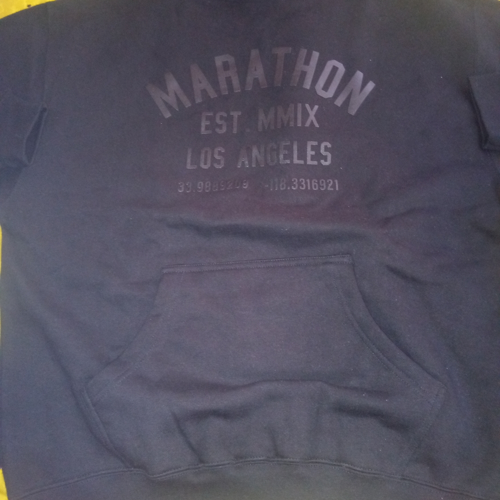 Marathon Graphic Black Sweatshirt